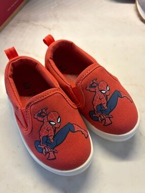 Baby GAP Marvel Toddler Red Spider-Man Slip-On Sneakers